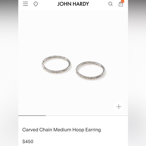Jhon Hardy medium hoops - Picture 3 of 4
